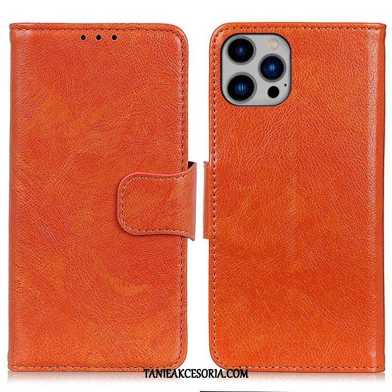 Etui Folio do iPhone 14 Plus Dwoina Skóry Nappa