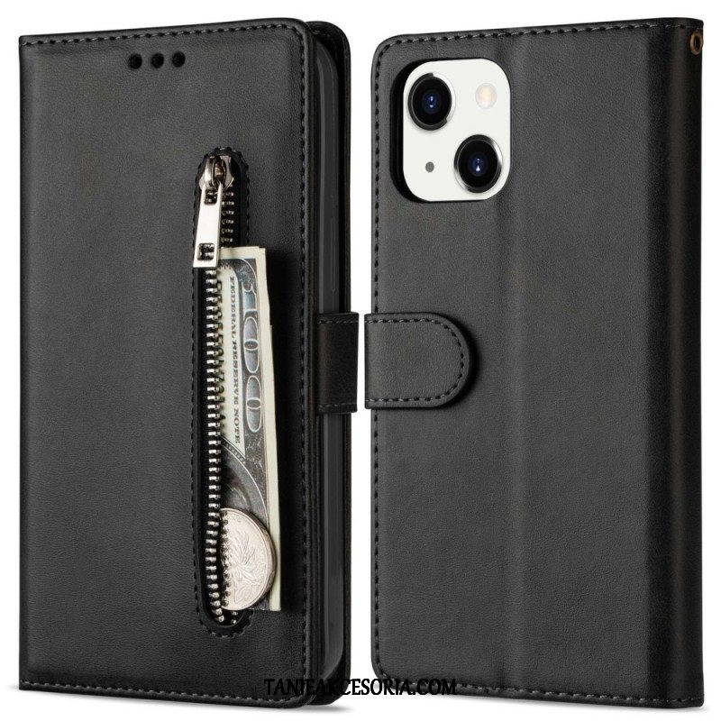 Etui Folio do iPhone 14 Plus Torebka Ze Smyczą