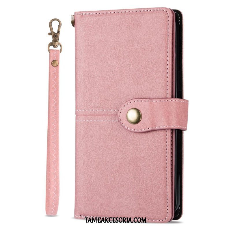 Etui Folio do iPhone 14 Pro Wielofunkcyjny W Stylu Vintage