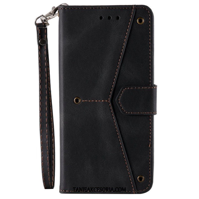 Etui Folio do iPhone 14 Szwy W Dotyku