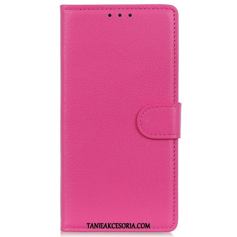 Etui Folio do iPhone 14 Tradycyjnie Liczi