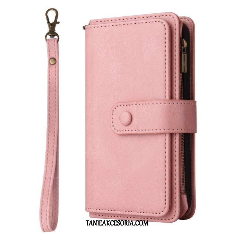 Etui Folio do iPhone 14 Wielofunkcyjny Uchwyt Na Karty