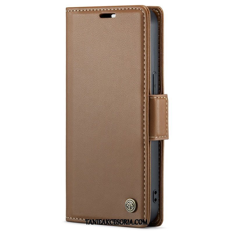 Etui Folio do iPhone 15 Plus Skórzany Styl Caseme