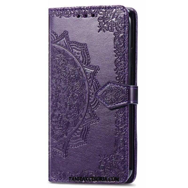 Etui Folio do iPhone 15 Pro Mandala Barokowa