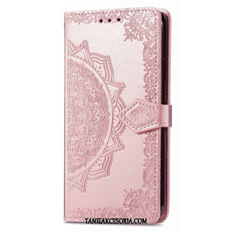 Etui Folio do iPhone 15 Pro Mandala Barokowa