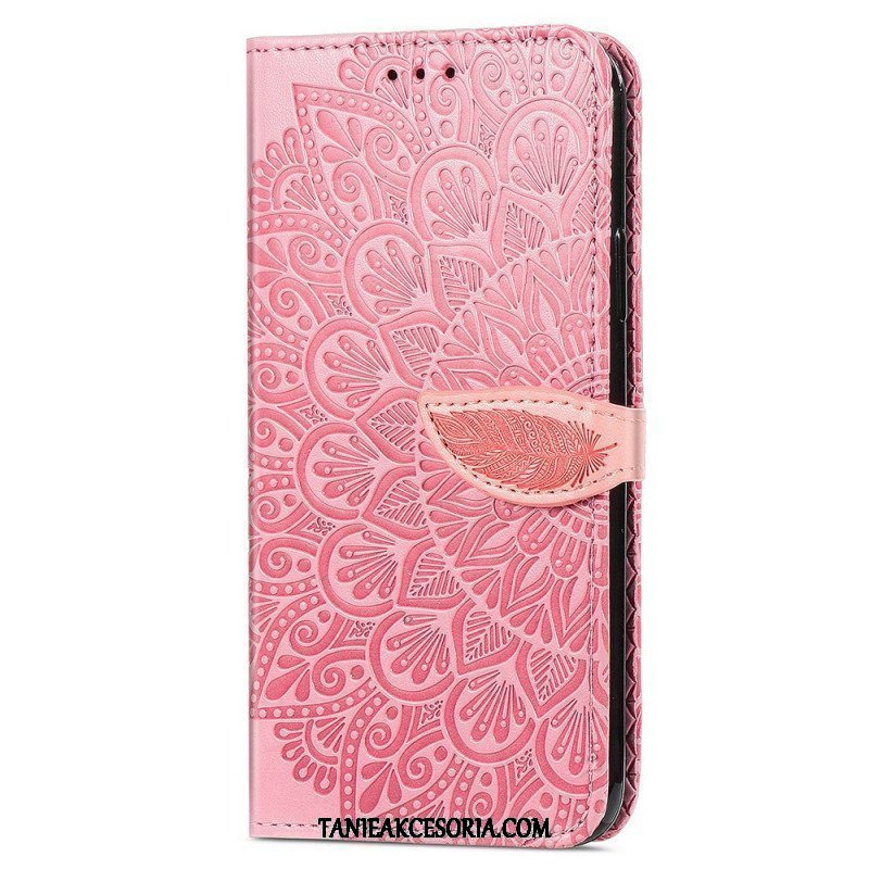 Etui Folio do iPhone 15 Pro Max Liść Plemienny