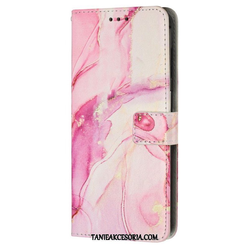 Etui Folio do iPhone 15 Pro Max Styl Marmurkowy