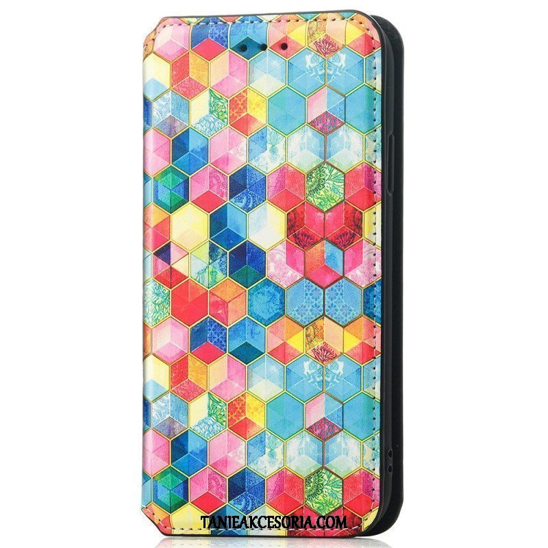 Etui Folio do iPhone 15 Pro Max Wykres Caseneo