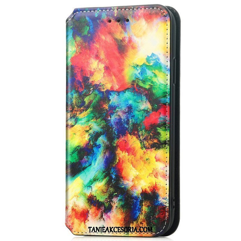 Etui Folio do iPhone 15 Pro Wykres Caseneo