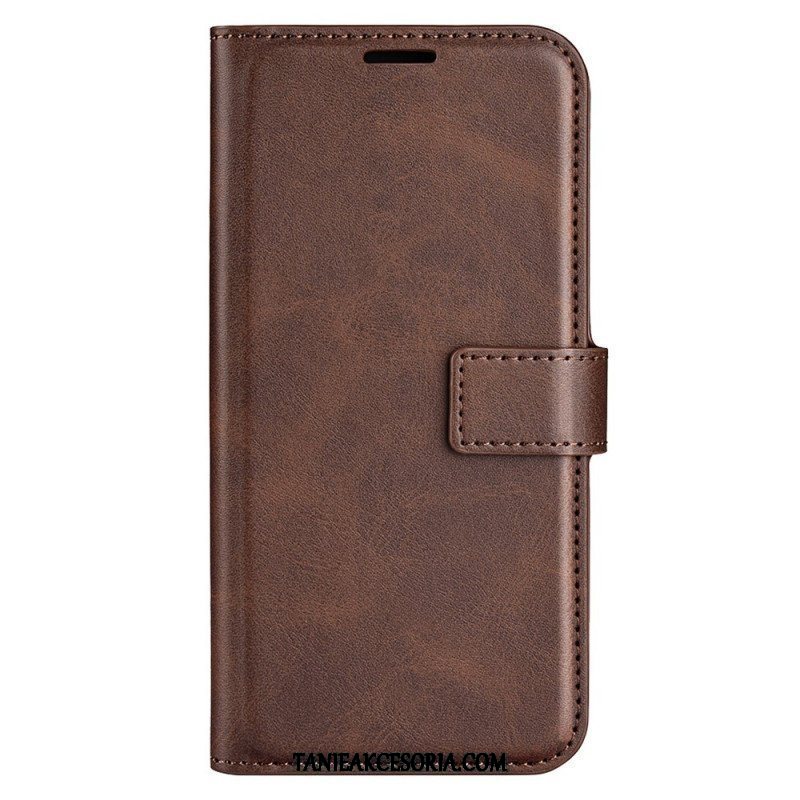 Etui Folio do iPhone 15 Styl Skórzany