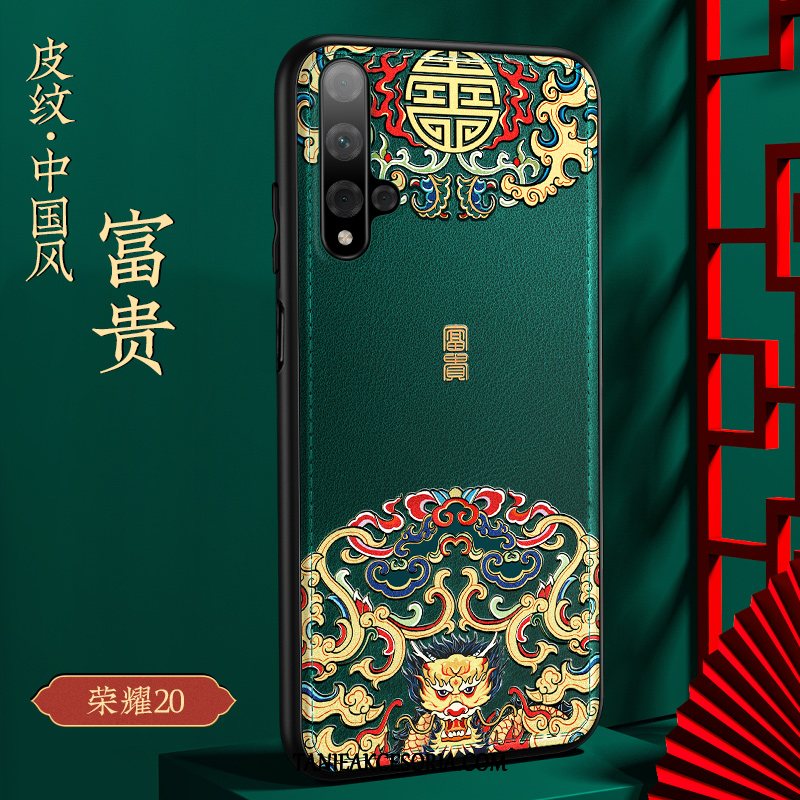 Etui Honor 20 Anti-fall Vintage Chiński Styl, Obudowa Honor 20 Ochraniacz Telefon Komórkowy Cienkie