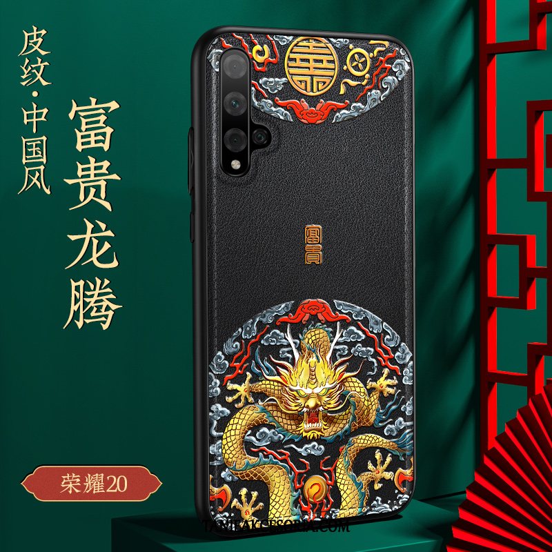 Etui Honor 20 Anti-fall Vintage Chiński Styl, Obudowa Honor 20 Ochraniacz Telefon Komórkowy Cienkie