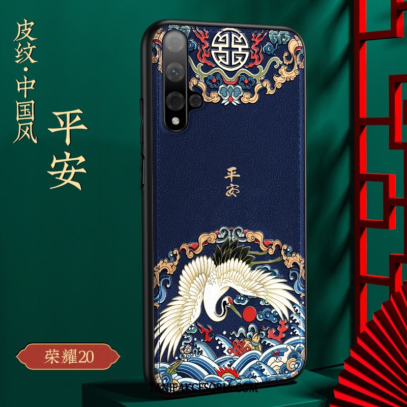 Etui Honor 20 Anti-fall Vintage Chiński Styl, Obudowa Honor 20 Ochraniacz Telefon Komórkowy Cienkie