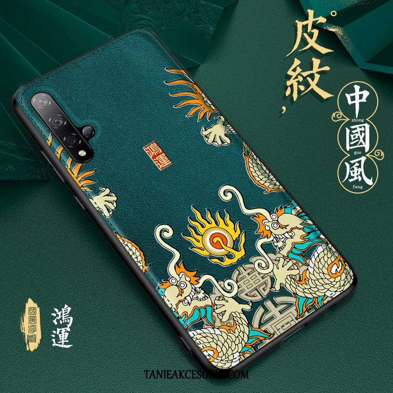 Etui Honor 20 Anti-fall Vintage Chiński Styl, Obudowa Honor 20 Ochraniacz Telefon Komórkowy Cienkie