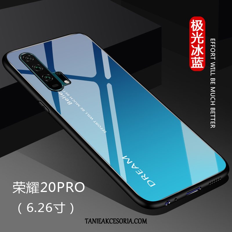 Etui Honor 20 Pro Cienka Lustro Ochraniacz, Pokrowce Honor 20 Pro Purpurowy Jednolity Kolor Szkło