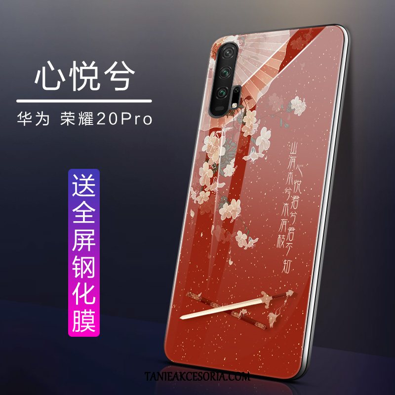 Etui Honor 20 Pro Mały Czerwony Netto Zielony, Pokrowce Honor 20 Pro Silikonowe Tendencja Ochraniacz