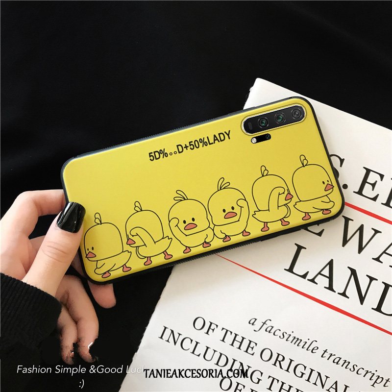 Etui Honor 20 Pro Młodzież Nubuku Modna Marka, Obudowa Honor 20 Pro Anti-fall Miękki Zakochani