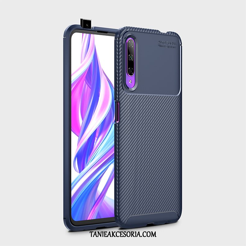 Etui Honor 9x Pro Niebieski Nowy Anti-fall, Pokrowce Honor 9x Pro Wysoki Koniec Cienkie Silikonowe