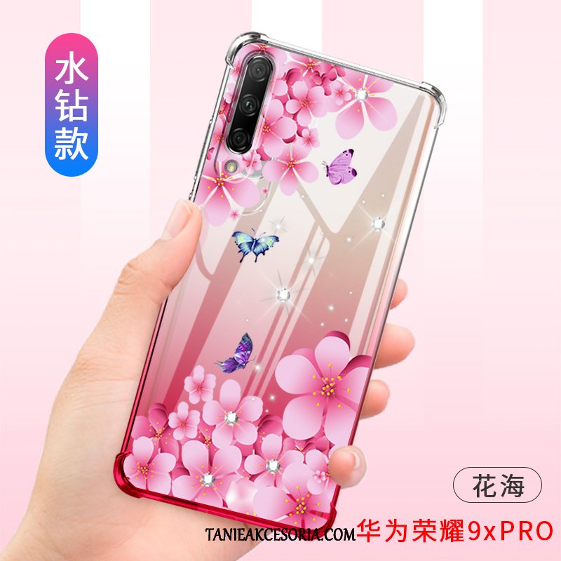 Etui Honor 9x Pro Ochraniacz Telefon Komórkowy Purpurowy, Pokrowce Honor 9x Pro Anti-fall Silikonowe Miękki