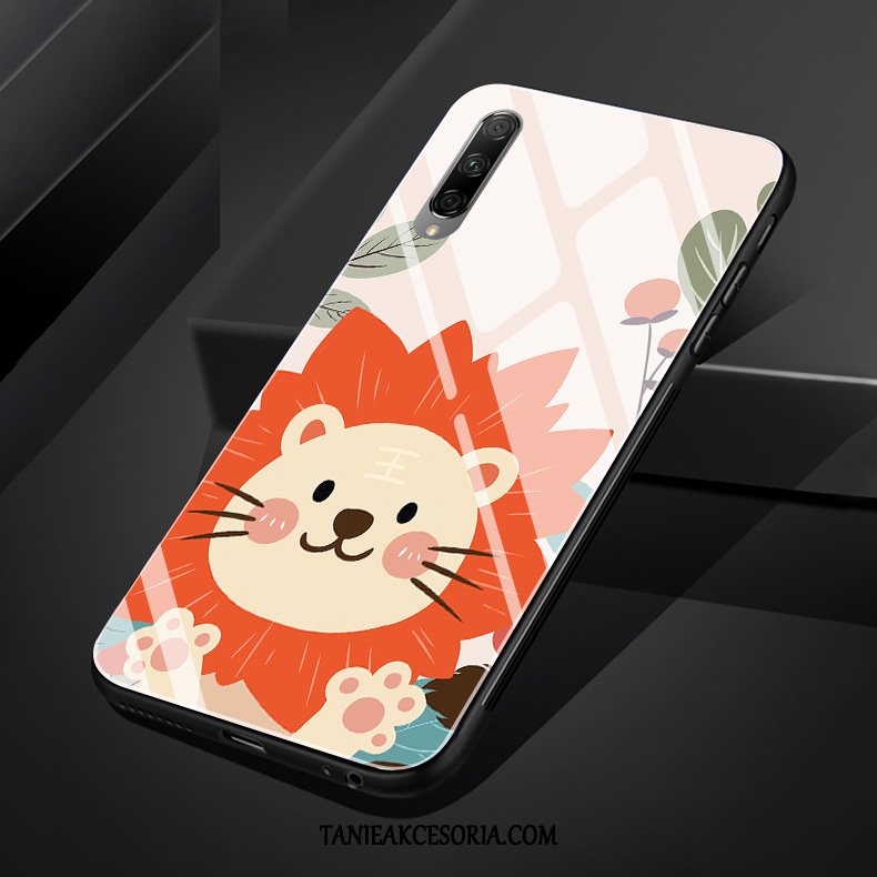 Etui Honor 9x Pro Szkło Lew Kreskówka, Pokrowce Honor 9x Pro Silikonowe Sztuka Kwiaty Orange