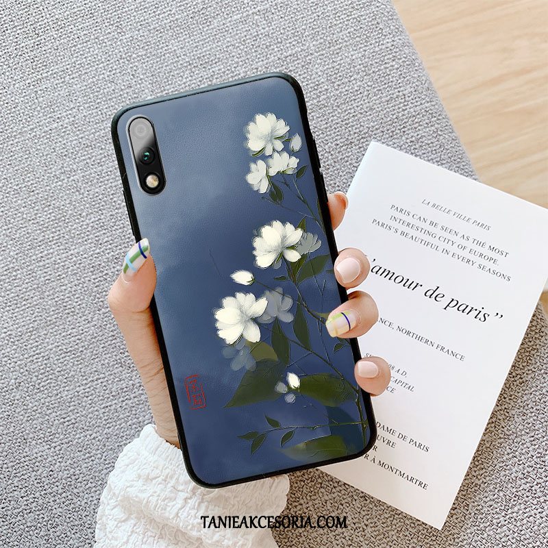 Etui Honor 9x Trójwymiarowy Młodzież Kreatywne, Futerał Honor 9x Relief Niebieski All Inclusive