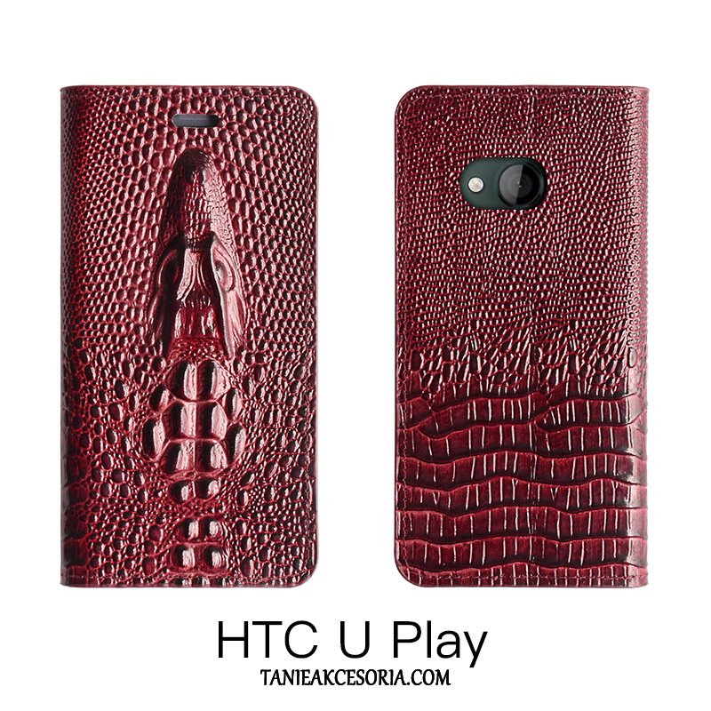 Etui Htc 10 Ochraniacz Prawdziwa Skóra Chiński Styl, Futerał Htc 10 Telefon Komórkowy Anti-fall Wino Czerwone