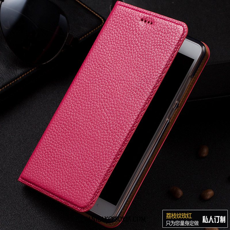 Etui Htc Desire 10 Lifestyle Anti-fall Litchi Prawdziwa Skóra, Pokrowce Htc Desire 10 Lifestyle Telefon Komórkowy Skórzany Futerał Wzór Braun