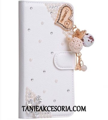 Etui Htc Desire 728 Telefon Komórkowy Skórzany Futerał Motyl, Obudowa Htc Desire 728 Rhinestone Przezroczysty Z Kryształkami