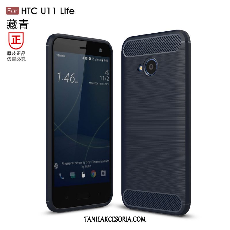 Etui Htc U11 Life Biznes Włókno Miękki, Obudowa Htc U11 Life Anti-fall Silikonowe All Inclusive