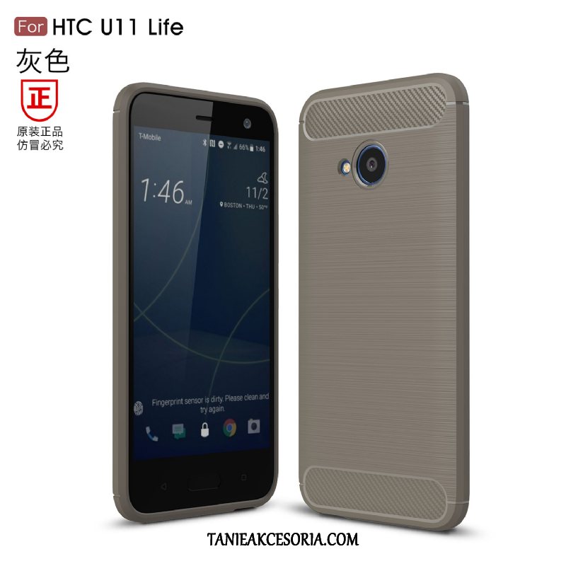 Etui Htc U11 Life Biznes Włókno Miękki, Obudowa Htc U11 Life Anti-fall Silikonowe All Inclusive