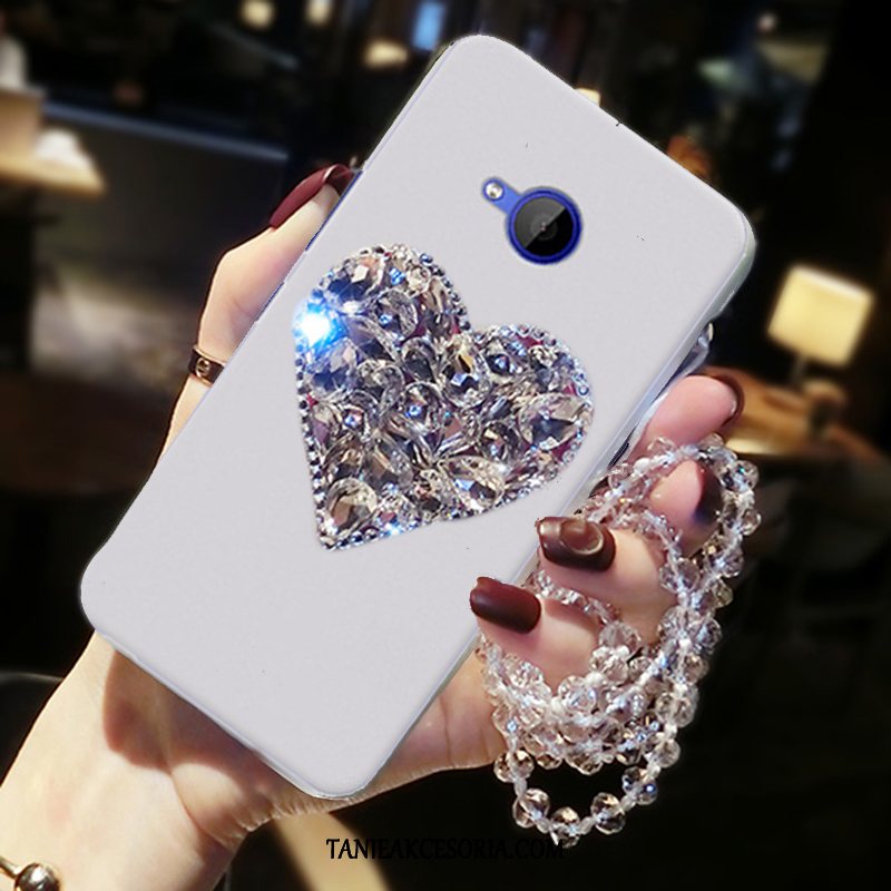 Etui Htc U11 Life Młodzież Telefon Komórkowy Ochraniacz, Obudowa Htc U11 Life Tendencja Różowe Rhinestone Beige