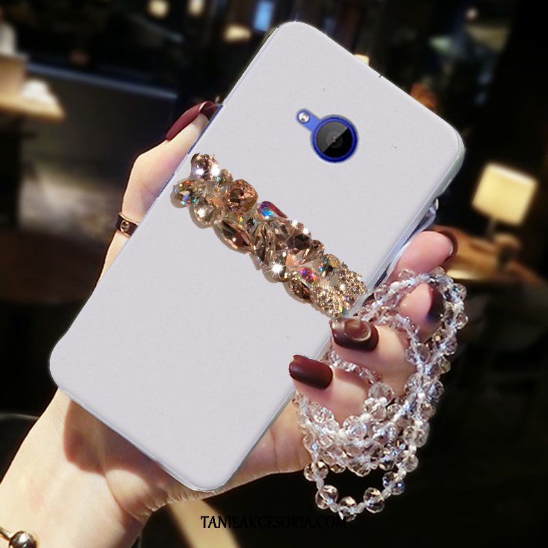 Etui Htc U11 Life Młodzież Telefon Komórkowy Ochraniacz, Obudowa Htc U11 Life Tendencja Różowe Rhinestone Beige