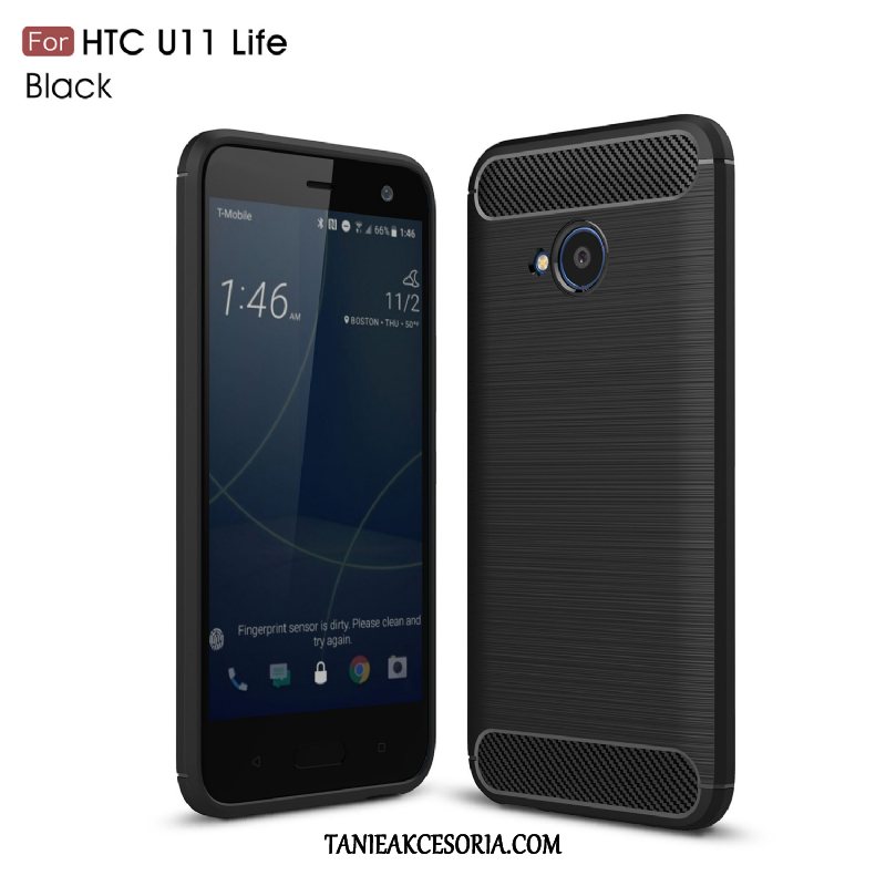 Etui Htc U11 Life Skóra Litchi Czarny, Pokrowce Htc U11 Life Telefon Komórkowy Silikonowe Wzór