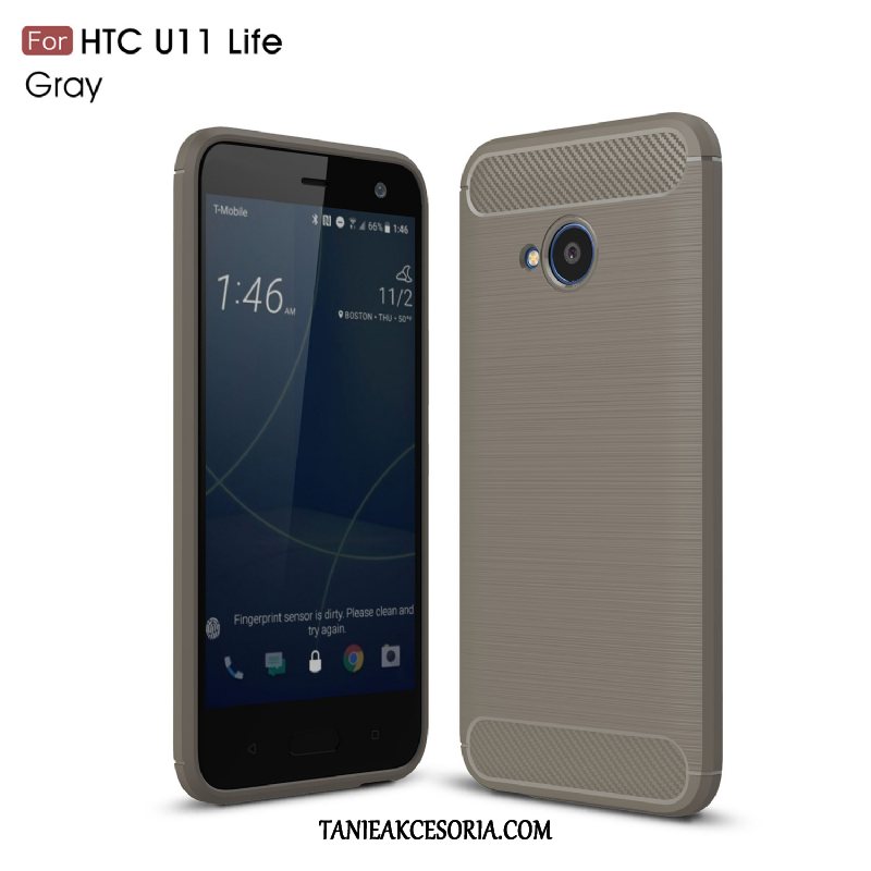 Etui Htc U11 Life Skóra Litchi Czarny, Pokrowce Htc U11 Life Telefon Komórkowy Silikonowe Wzór