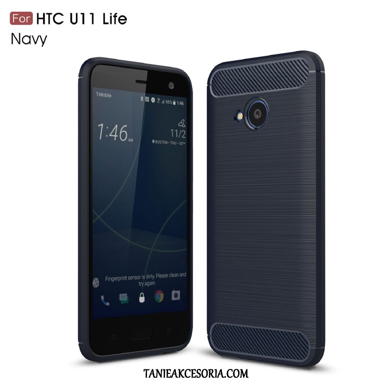 Etui Htc U11 Life Skóra Litchi Czarny, Pokrowce Htc U11 Life Telefon Komórkowy Silikonowe Wzór