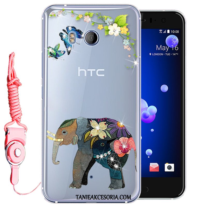 Etui Htc U11 Silikonowe Wiszące Ozdoby Ochraniacz, Pokrowce Htc U11 All Inclusive Miękki Telefon Komórkowy