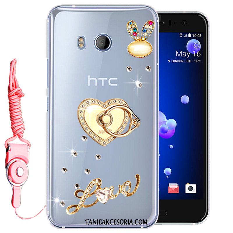 Etui Htc U11 Silikonowe Wiszące Ozdoby Ochraniacz, Pokrowce Htc U11 All Inclusive Miękki Telefon Komórkowy