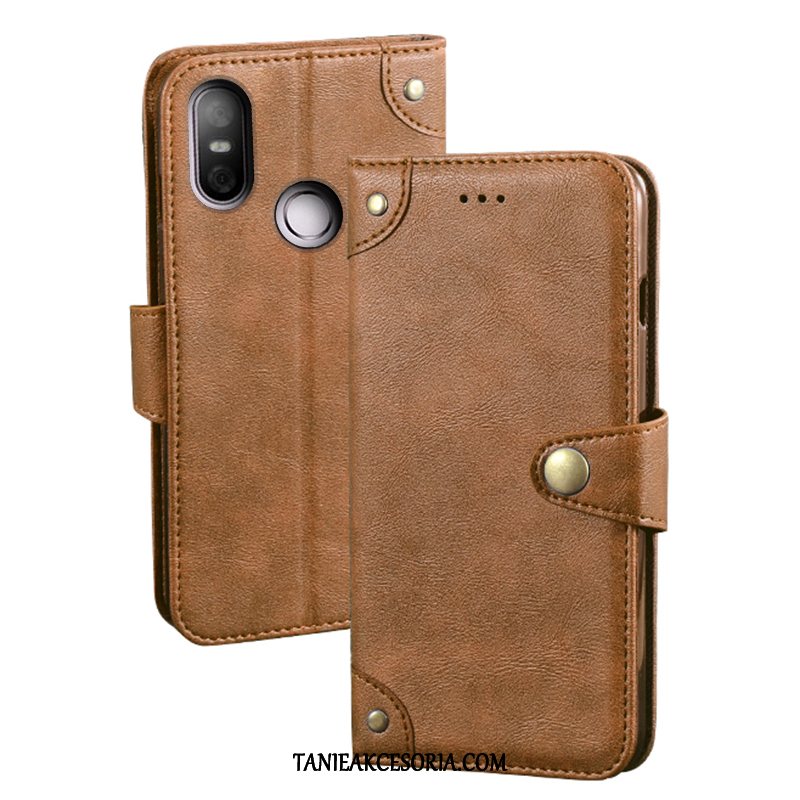 Etui Htc U12 Life Ochraniacz Czerwony Portfel, Obudowa Htc U12 Life Vintage Tendencja Kreatywne