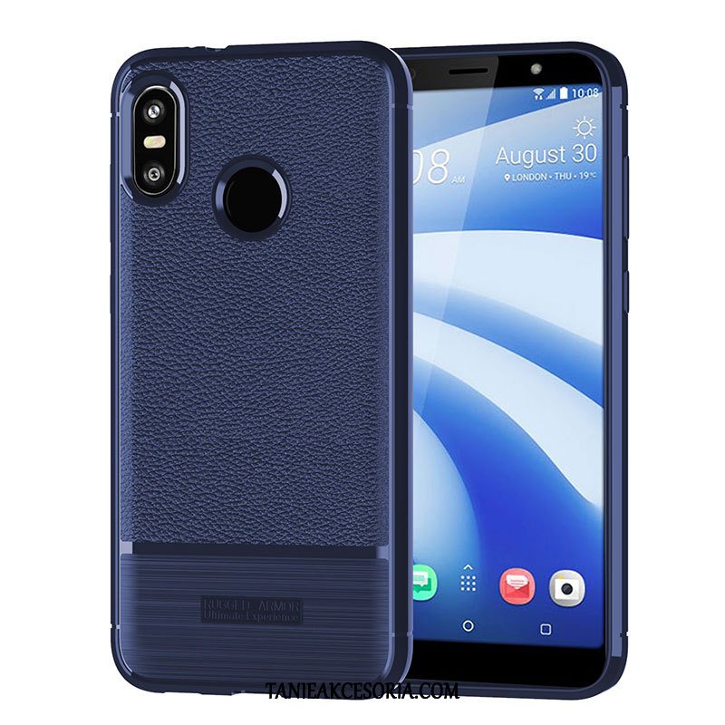 Etui Htc U12 Life Skóra Telefon Komórkowy Anti-fall, Pokrowce Htc U12 Life Czarny Ochraniacz Wzór