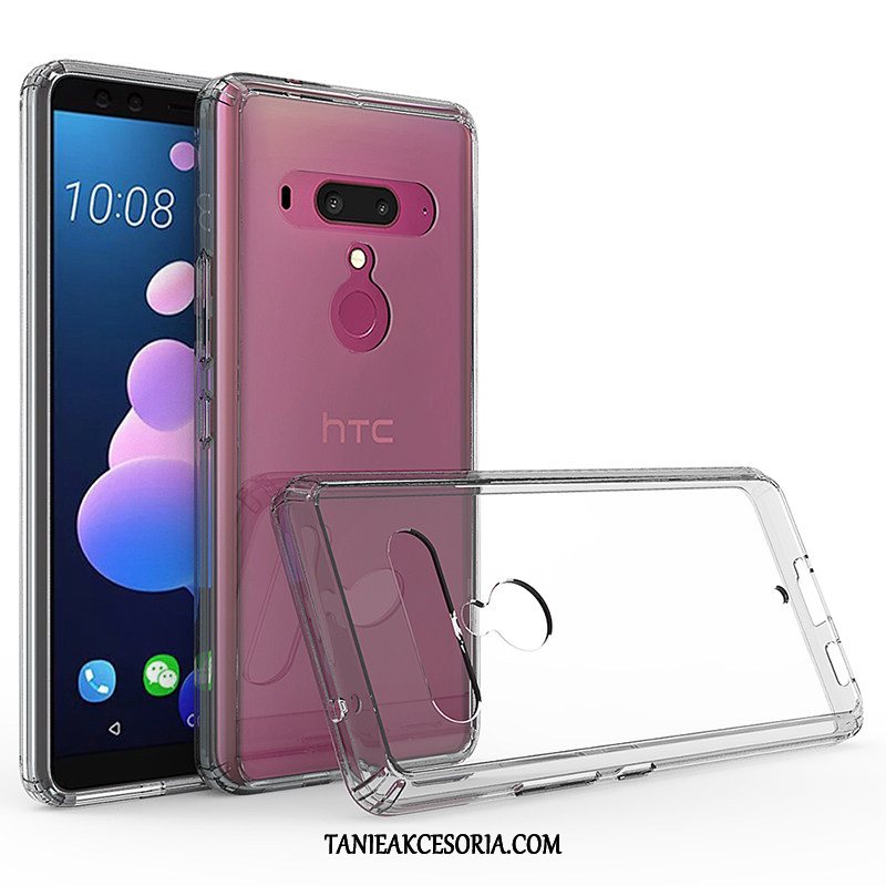 Etui Htc U12+ Miękki Purpurowy All Inclusive, Futerał Htc U12+ Anti-fall Telefon Komórkowy Przezroczysty