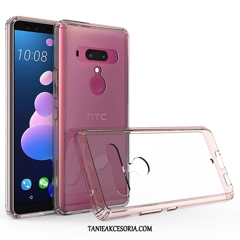 Etui Htc U12+ Miękki Purpurowy All Inclusive, Futerał Htc U12+ Anti-fall Telefon Komórkowy Przezroczysty