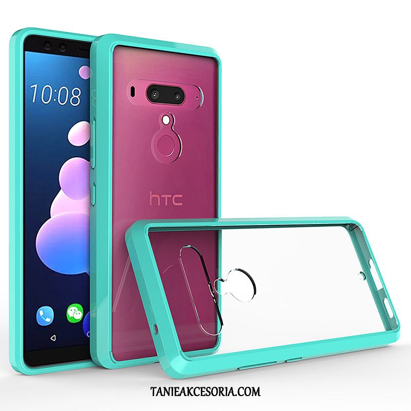 Etui Htc U12+ Miękki Purpurowy All Inclusive, Futerał Htc U12+ Anti-fall Telefon Komórkowy Przezroczysty