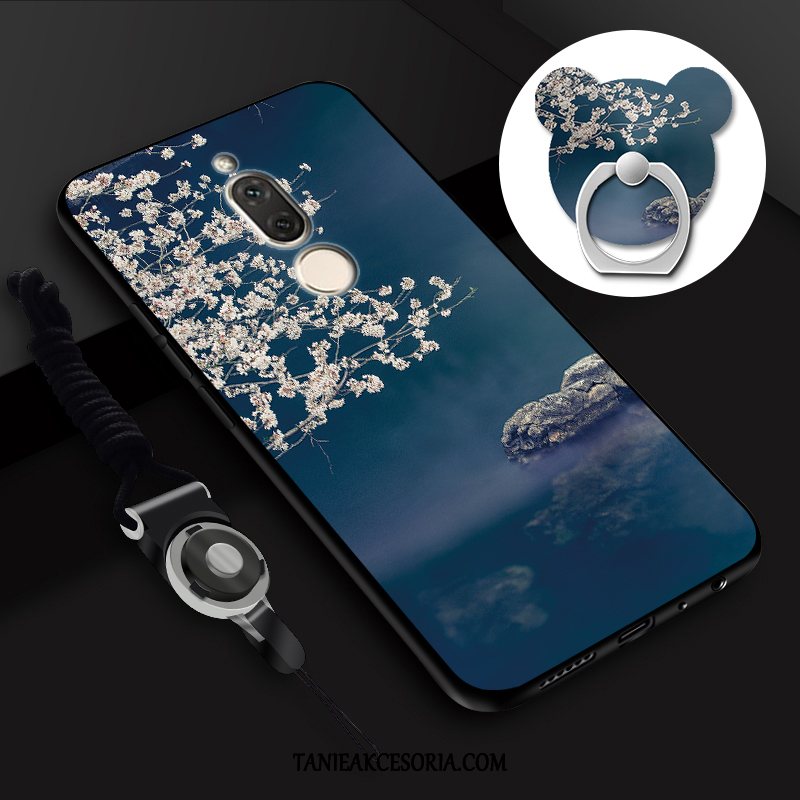 Etui Huawei Mate 10 Lite Telefon Komórkowy Ring Miękki, Pokrowce Huawei Mate 10 Lite Szary Tendencja Ochraniacz