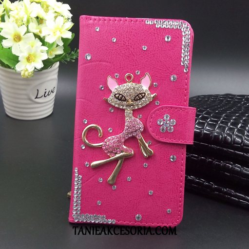 Etui Huawei Mate 10 Niebieski Skórzany Futerał Telefon Komórkowy, Pokrowce Huawei Mate 10 Rhinestone