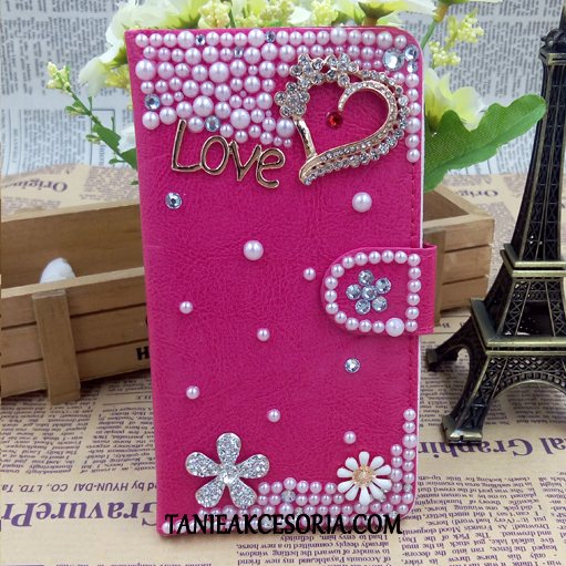 Etui Huawei Mate 10 Niebieski Skórzany Futerał Telefon Komórkowy, Pokrowce Huawei Mate 10 Rhinestone