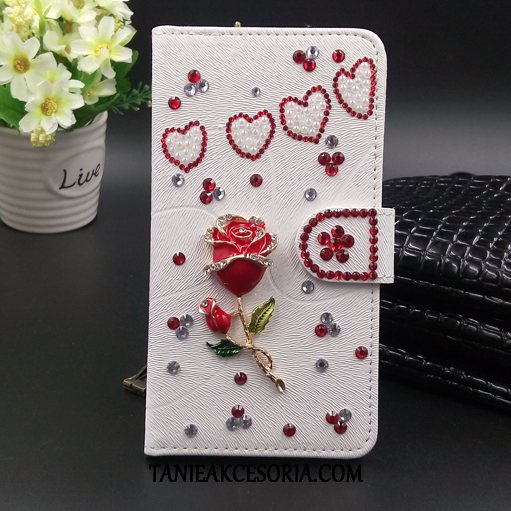 Etui Huawei Mate 10 Niebieski Skórzany Futerał Telefon Komórkowy, Pokrowce Huawei Mate 10 Rhinestone