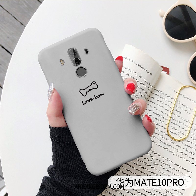 Etui Huawei Mate 10 Pro All Inclusive Piękny Osobowość, Pokrowce Huawei Mate 10 Pro Proste Szary Kreatywne