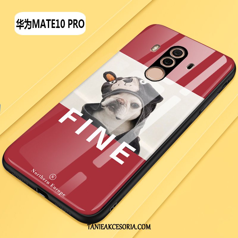 Etui Huawei Mate 10 Pro Czarny Szkło Telefon Komórkowy, Futerał Huawei Mate 10 Pro Czerwony Netto All Inclusive Ochraniacz