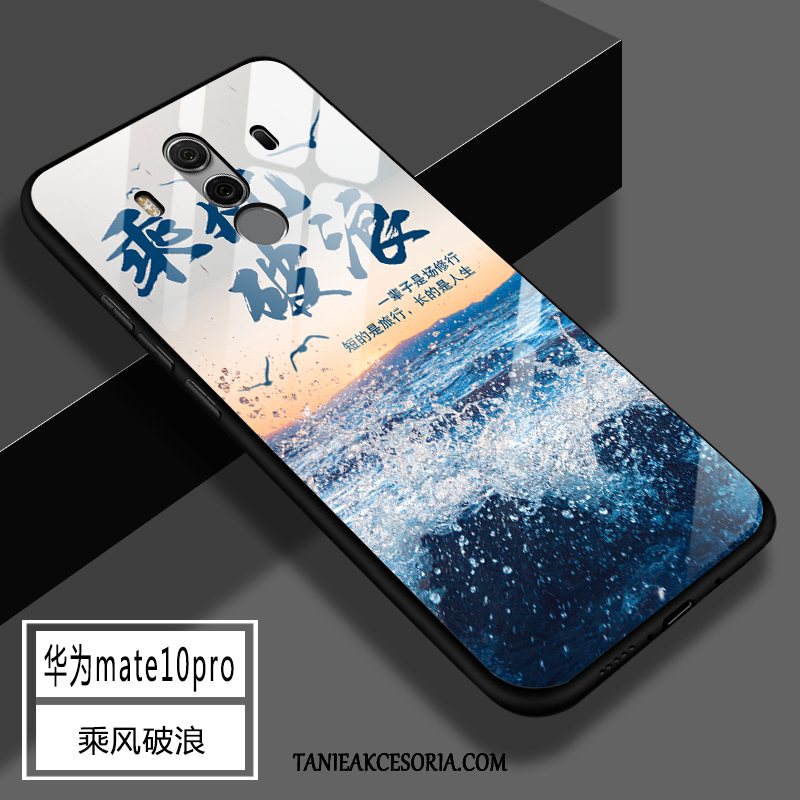 Etui Huawei Mate 10 Pro Lustro Telefon Komórkowy Miękki, Obudowa Huawei Mate 10 Pro Szkło Trudno Ochraniacz