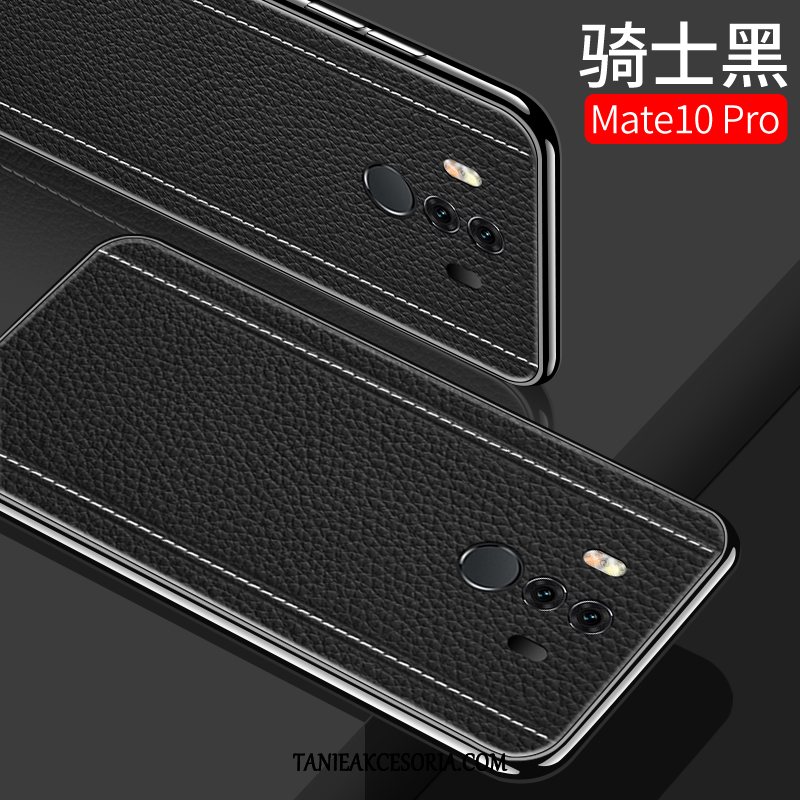 Etui Huawei Mate 10 Pro Prawdziwa Skóra Ochraniacz Modna Marka, Futerał Huawei Mate 10 Pro Anti-fall Telefon Komórkowy All Inclusive Braun